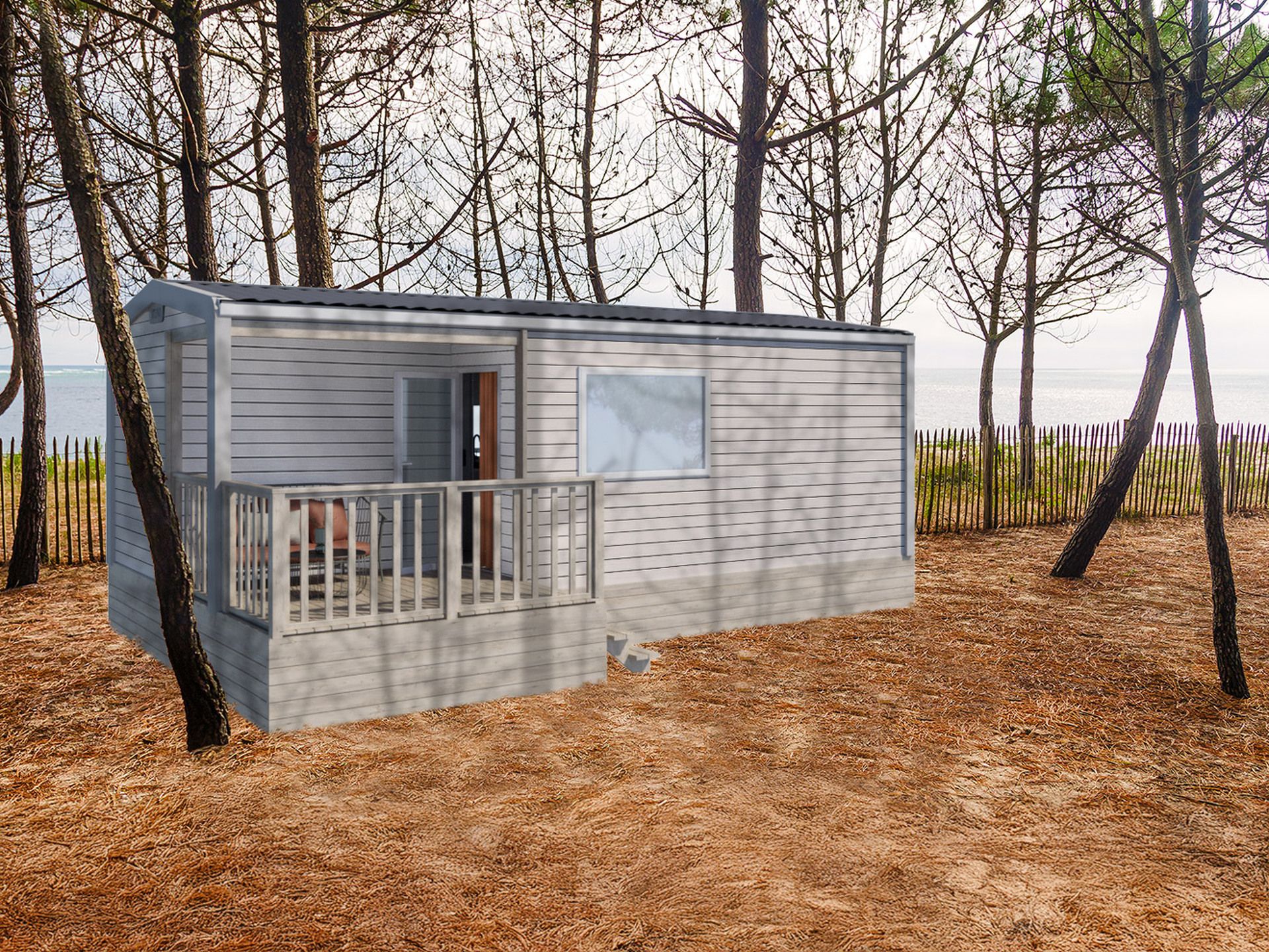 Mobil home LOGGIA 2 - 2 chambres pour professionnel | IRM